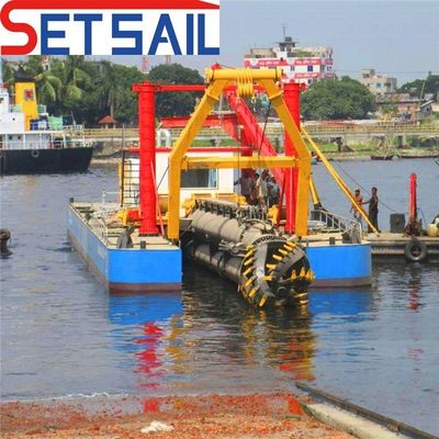 ΗΠΑ Cummins Diesel Engine 18 ιντσών Cutter Suction Dredger με επιστροφή επιστροφής