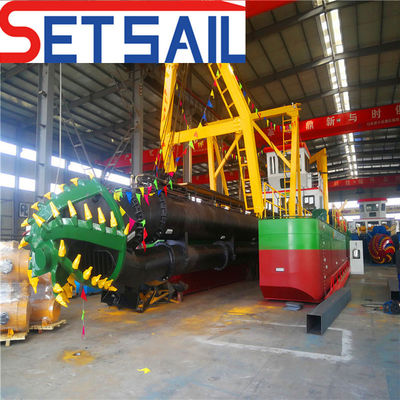 Συνολικό μήκος 39m 18 Inches Cutter Suction Dredger για σκάφος εκσκαφής άμμου στο ποτάμι