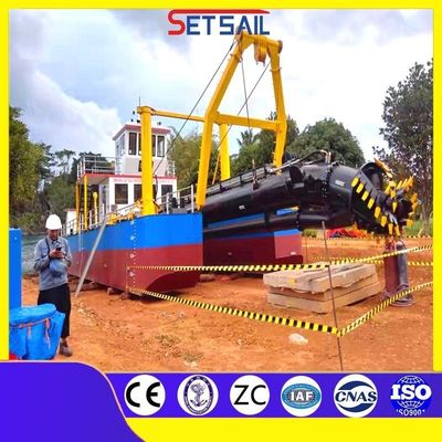 Ηλεκτρικός κινητήρας Υδροκυκλώνας Cts Mute CCS Cutter Suction Gold Dredger για βυθότρυψη