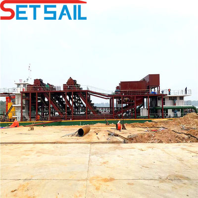 18 ιντσών υδραυλικός έλεγχος κόπτης Suction Dredger με CTN Slot τύπου και 700m3 χωρητικότητα