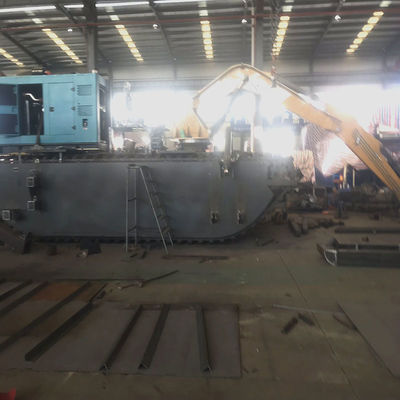 Πολλαπλής χρήσης αμφίβιος κόπτης Suction Dredger με υποβρύχια αντλία προσαρμοσμένο σχεδιασμό