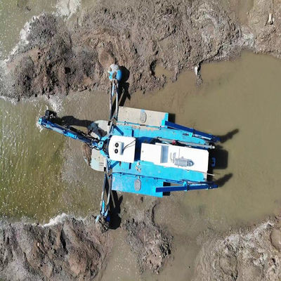 800m3 ρεύμα νερού αμφίβια αποβρύχια με υδραυλική κινητήρα κόστος αποστολής χρόνο παράδοσης
