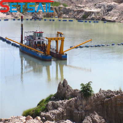 180000.000kg Ακαθάριστο βάρος Υδραυλική 18 ιντσών κόπτης αναρρόφηση χωματερή με μεταφορά