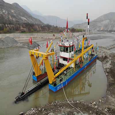 20 ίντσες ποταμό αντλία άμμου κόπτης Jet Suction Dredger με 50kw γεννήτρια καθορισμένη τάση