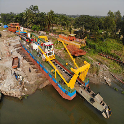 20 ίντσες ποταμό αντλία άμμου κόπτης Jet Suction Dredger με 50kw γεννήτρια καθορισμένη τάση