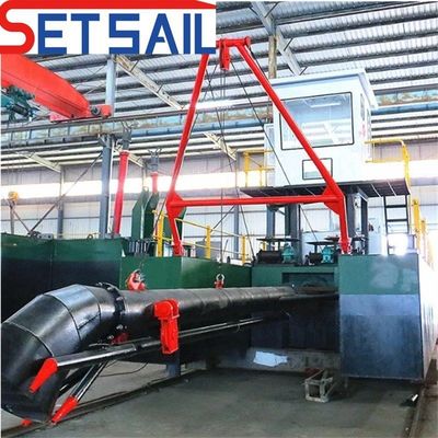 Ενίσχυρη 100m3-2000m3 Jet Suction River Sand Diamond / Gold Dredger με ακινητοποιημένη βρύση
