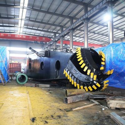 20 ιντσών Cutter Suction Dredger / εξοπλισμός αποβλήτων με 1193 Mail Motor Power και αντλία