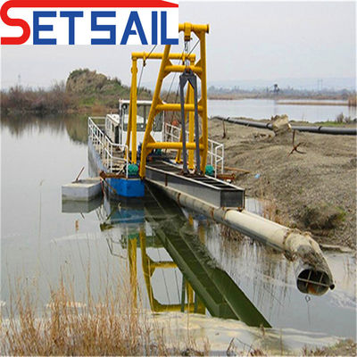Σταθερή απόδοση Jet Suction Mud Dredger για το ποτάμι Ζωντανή εγγύηση μετά την πώληση