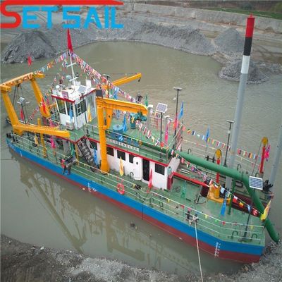 1100m3 χωρητικότητα Set Sail 20 Inch Sea Sand Dredging Dredger για εκτιμώμενο χρόνο παράδοσης
