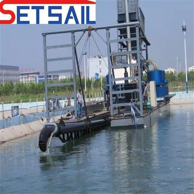 Η αμερικανική νομισματική Setsail 8 ιντσών Jet Suction Dredger με αντλία άμμου Shijiazhuang