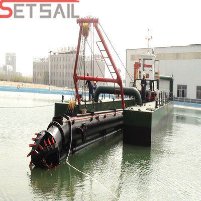 Διάμετρος κεφαλής κοπτήρα 2000mm 18 ίντσες Καμβά χωρητικότητα 3500m3/h Υδραυλική σκούπα άμμου