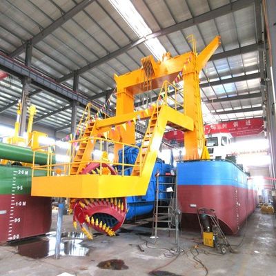 Προσαρμοσμένη παραγγελία Cutter Suction Dredger με χωρητικότητα 1000m3/h και βάθος εκσκαφής 20m