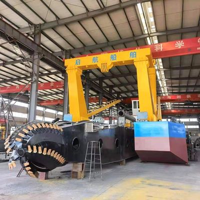 Προσαρμοσμένη παραγγελία Cutter Suction Dredger με χωρητικότητα 1000m3/h και βάθος εκσκαφής 20m