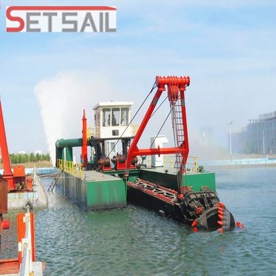18 ίντσες χωρητικότητα 800m3/h Ηλεκτρική ενέργεια Sand Dredger Cutter Suction Dredger