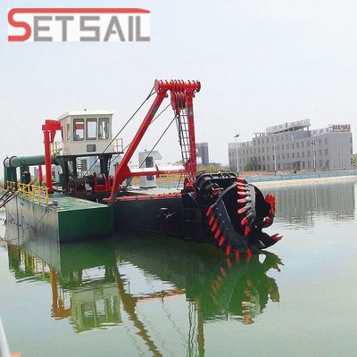 18 ίντσες χωρητικότητα 800m3/h Ηλεκτρική ενέργεια Sand Dredger Cutter Suction Dredger