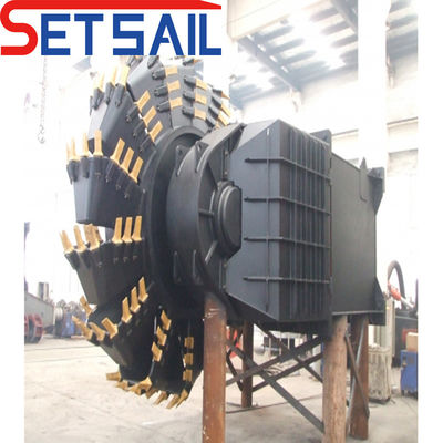 Υδραυλικός βίντσις άγκυρα Boom Dies Engine τροχός κουβά Silt Dredger με εξατομίκευση