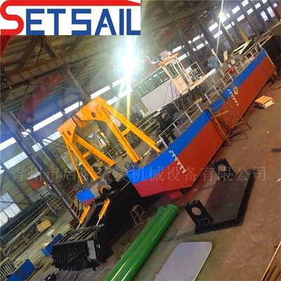 Δάγκος μπροστινής πλάκας 5 mm-20 mm Trailing Hopper Suction Silt Dredger με υδραυλικό σύστημα