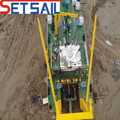 Υδροκυκλώνας Cummins Ντίζελ κινητήρα τροχός κουβάς αποβρύχια για σκληρή λάσπη ποταμού QHWBD-35