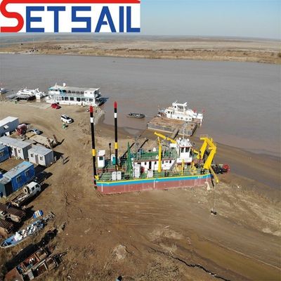 Υδραυλική βρύση με βάρκα για σκληρή λάσπη στο ποτάμι και την δεξαμενή Pork River
