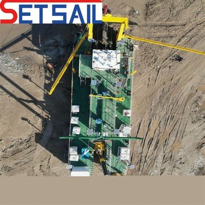 Siemens PLC Δύναμη κινητήρα ντίζελ Ναυτικό τροχό κουβά δεξαμενή λάσπης αποβρύχων με αντλία