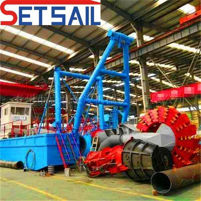 17m-50m Diesel Engine River Sand Pump Wheel Bucket Dredger με συνολικό μήκος 17m-50m