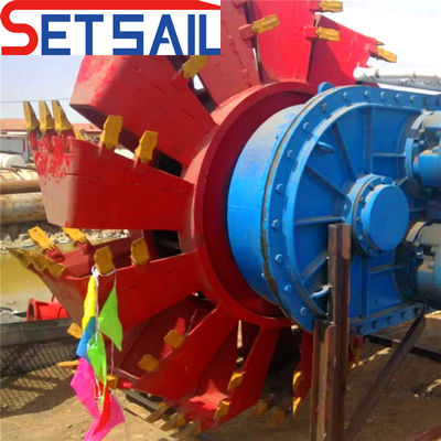 17m-50m Diesel Engine River Sand Pump Wheel Bucket Dredger με συνολικό μήκος 17m-50m