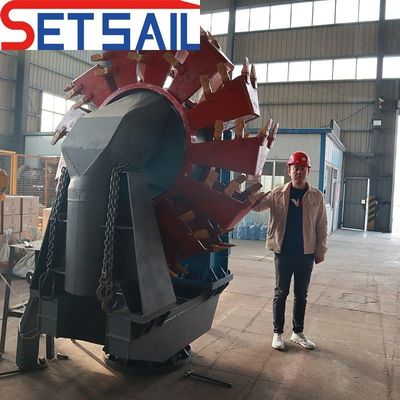 17m-50m Diesel Engine River Sand Pump Wheel Bucket Dredger με συνολικό μήκος 17m-50m