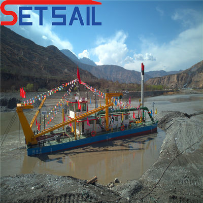 110kw-2000kw Δύναμη κινητήρα ντίζελ Trailing Hopper Cutter Suction Dredger για 3 σε 1
