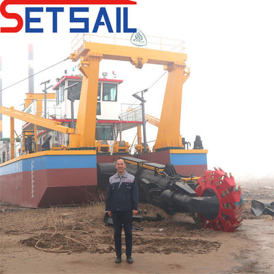 Υδραυλικός κινητήρας ντίζελ Δύναμη Bucket Wheel Dredger για τις απαιτήσεις των πελατών σας