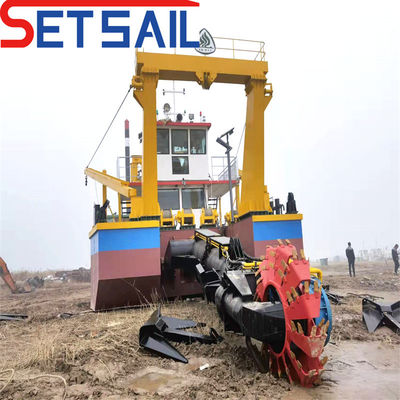 Υδραυλικός κινητήρας ντίζελ Δύναμη Bucket Wheel Dredger για τις απαιτήσεις των πελατών σας