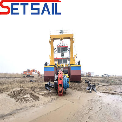 Υδραυλικός κινητήρας ντίζελ Δύναμη Bucket Wheel Dredger για τις απαιτήσεις των πελατών σας