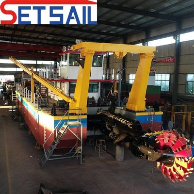 160m3-2000m3 χωρητικότητα Bucket Wheel Suction Dredger για την αμμό του ποταμού σε προσιτή τιμή