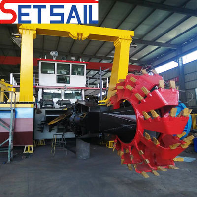 160m3-2000m3 χωρητικότητα Bucket Wheel Suction Dredger για την αμμό του ποταμού σε προσιτή τιμή