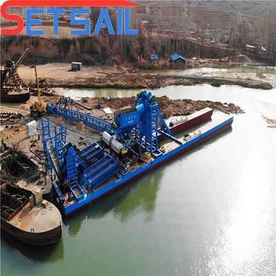 7.5kw-100kw Ανυψωτική κινητήρα αλυσίδα ισχύος κουβά χρυσή αποβρύχια για την εκμετάλλευση του ποταμού