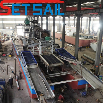 37kw-200kw Εκσκαφή κύριας κινητήρα Δύναμη διαμαντένια αποβρύχιση με εξοπλισμό διαδικασίας εξόρυξης χρυσού