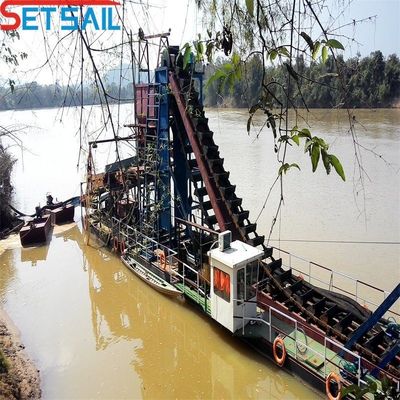 Ορυχεία Γεωργία Χρυσό πλοίο για το ποτάμι Δια βίου υπηρεσία μεταπώλησης Γεωργία βάθος 7m-20m