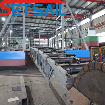 7.5kw-50kw Δύναμη αντλίας νερού Cummis Diesel Set Chain Bucket Sand Mining Machinery για χρυσό