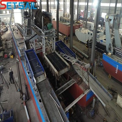60m3-300m3 χωρητικότητα πλήρης αλυσίδας κουβά διαμαντένια αποβρύχια για λίμνη προσαρμοσμένο σχεδιασμό