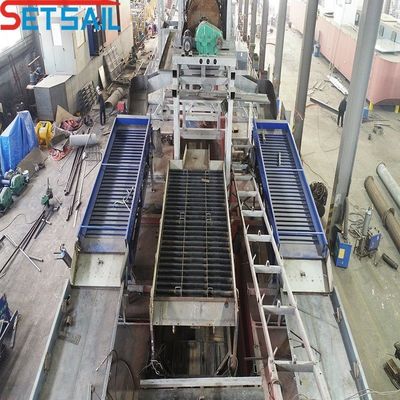 95 kW-260kw Ηλεκτρική αλυσίδα ηλεκτρικής ενέργειας κουβά χρυσού και άμμου αποβρύχων με 23m-49m διάμετρος κύτους