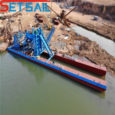 14L-39L Συνολική κατανάλωση καυσίμου Κουβάς άμμου λάσπης αποβρύχων με μηχανή χρυσού διαμαντιού