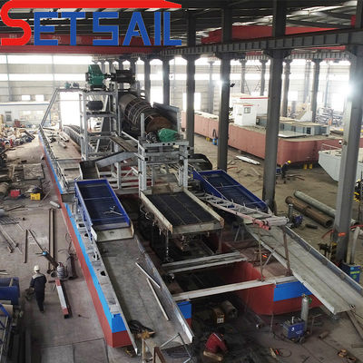 Σχεδιασμός αντοχής στη διάβρωση 380V αλυσίδα κουβάς εκσκαφής εξορυκτικής βρύσης για το χρυσό του ποταμού