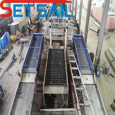 Αλυσίδα Bucket Gold Dredger με Jigging Machine Συνολική κατανάλωση καυσίμου 14L-39L