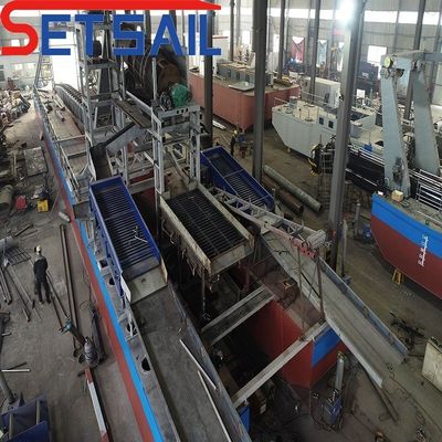4kw X 3-10kw X3 συσκευή μετανάστευσης αλυσίδα κουβά χρυσού αποβρύχων για ποτάμια εξοπλισμό εξόρυξης
