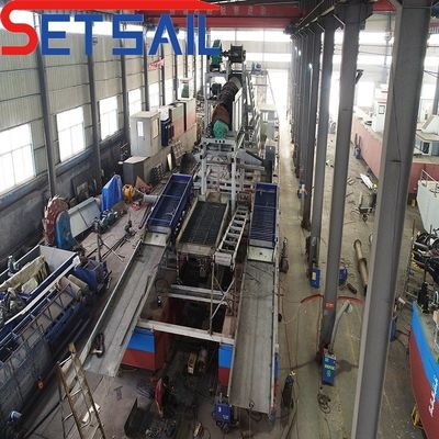 4kw X 3-10kw X3 συσκευή μετανάστευσης αλυσίδα κουβά χρυσού αποβρύχων για ποτάμια εξοπλισμό εξόρυξης