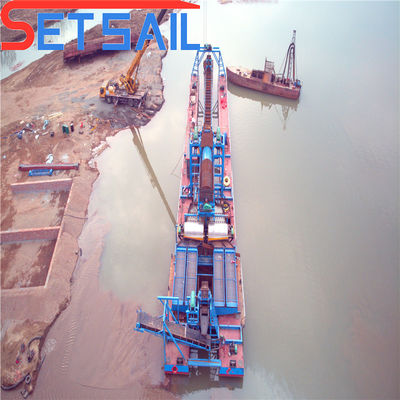 128-176PCS Chian Ποσότητα αλυσίδα κουβά Αμμό ποταμού Χρυσό πλοίο με μηχανήματα συντρίμμιας