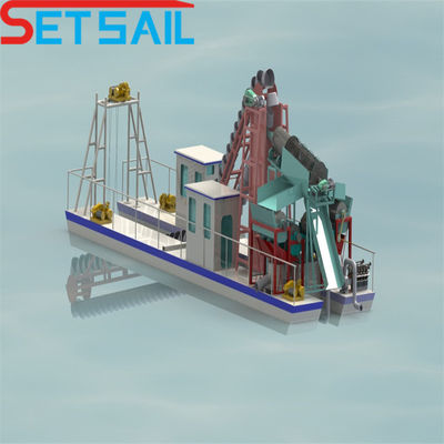 Ποσότητα αλυσίδας 172PCS-200PCS Μηχανήματα εξόρυξης ποταμού χαμηλής αποτυχίας με εξοπλισμό Jigging