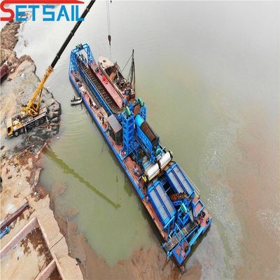 Προσαρμοσμένη αλυσίδα απόδοσης Bucket River Gold Dredger με 128-176PCS Chian Ποσότητα