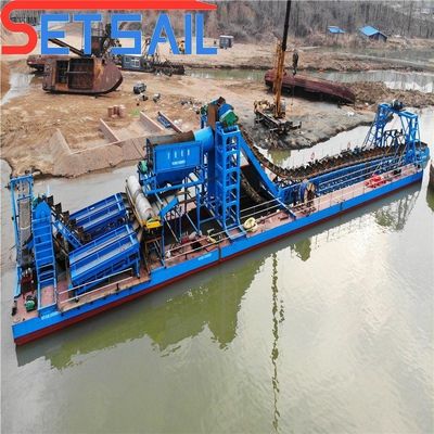 180000.000kg Πακέτο Ακαθάριστο βάρος αλυσίδα κουβά ποτάμι χρυσό μηχανήματα για λίμνη άμμου