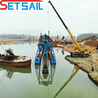 75kw-150kw Generator Sets Chain Bucket Gold Dredger για εξοπλισμό έρευνας χρυσού