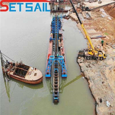 75kw-150kw Generator Sets Chain Bucket Gold Dredger για εξοπλισμό έρευνας χρυσού